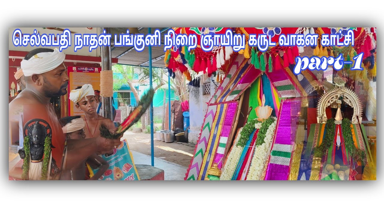 ✨.. 🙏🏻#செல்வபதி #நாதன் #பங்குனி #நிறை #ஞாயிறு #கருட #வாகன #காட்சி 🙏🏻.. ✨