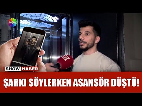 Sesiyle asansör düşüren adam!