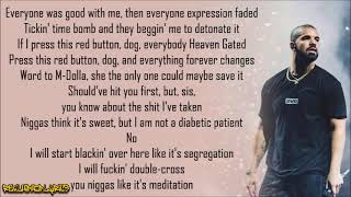 Drake - Red Button (Lyrics)