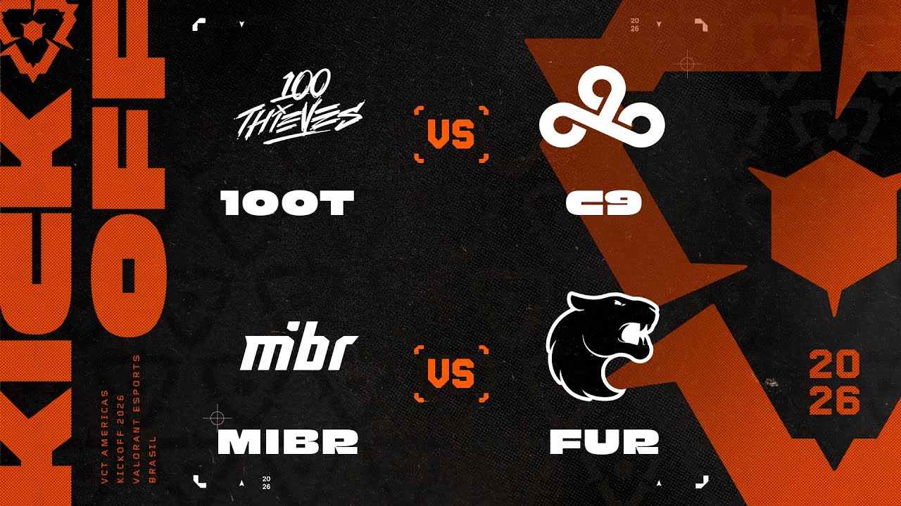 100T x C9 | MIBR x FURIA | VCT Americas Kickoff | Semana 5 - Dia 1