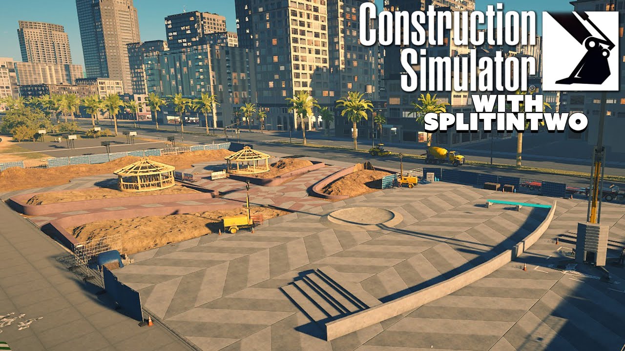 CONSTRUCTION SIMULATOR 2022 BOARDWALK CONTRACT PC PART 1 YouTube