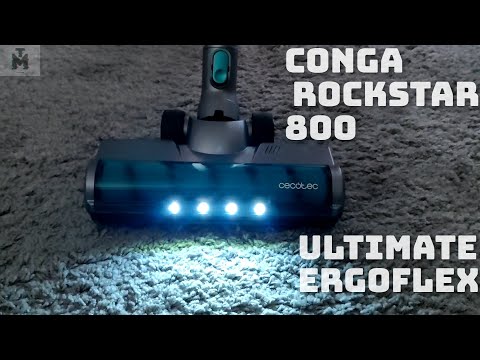 CECOTEC CONGA ROCKSTAR 800 ULTIMATE ERGOFLEX // Desempaquetado y Revisión 