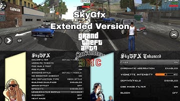 Plugin | SkyGfx Extended For Gta Sa AML Android 2025
