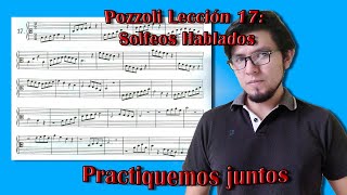 Solfeo Hablado: Pozzoli Lección 17 | Practiquemos juntos