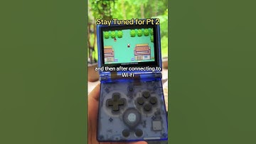 Trade pokmon wirelessly on anbernic rg35xx plus with muos software!