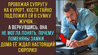 видео: Муж подложил жучок жене в сумку! А когда прослушал запись, то узнал такое... СЛУШАТЬ ИСТОРИИ картинка: Муж подложил жучок жене в сумку! А когда прослушал запись, то узнал такое... СЛУШАТЬ ИСТОРИИ