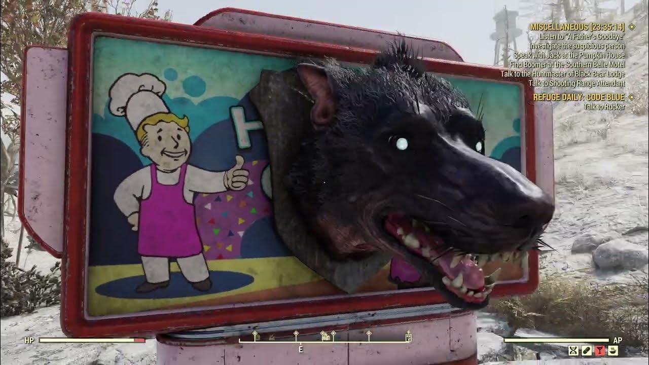 Fallout 76 Mounted Blue Devil Head First Look Review YouTube