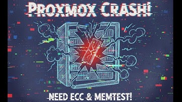 Proxmox Crash! One Bad RAM Stick Wrecked My Server (Why You NEED ECC & Memtest)