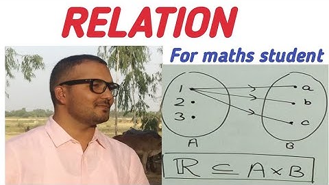 RELATION | Cartesian products | class11th,12th and BSc studentsDefinition of function in maths |