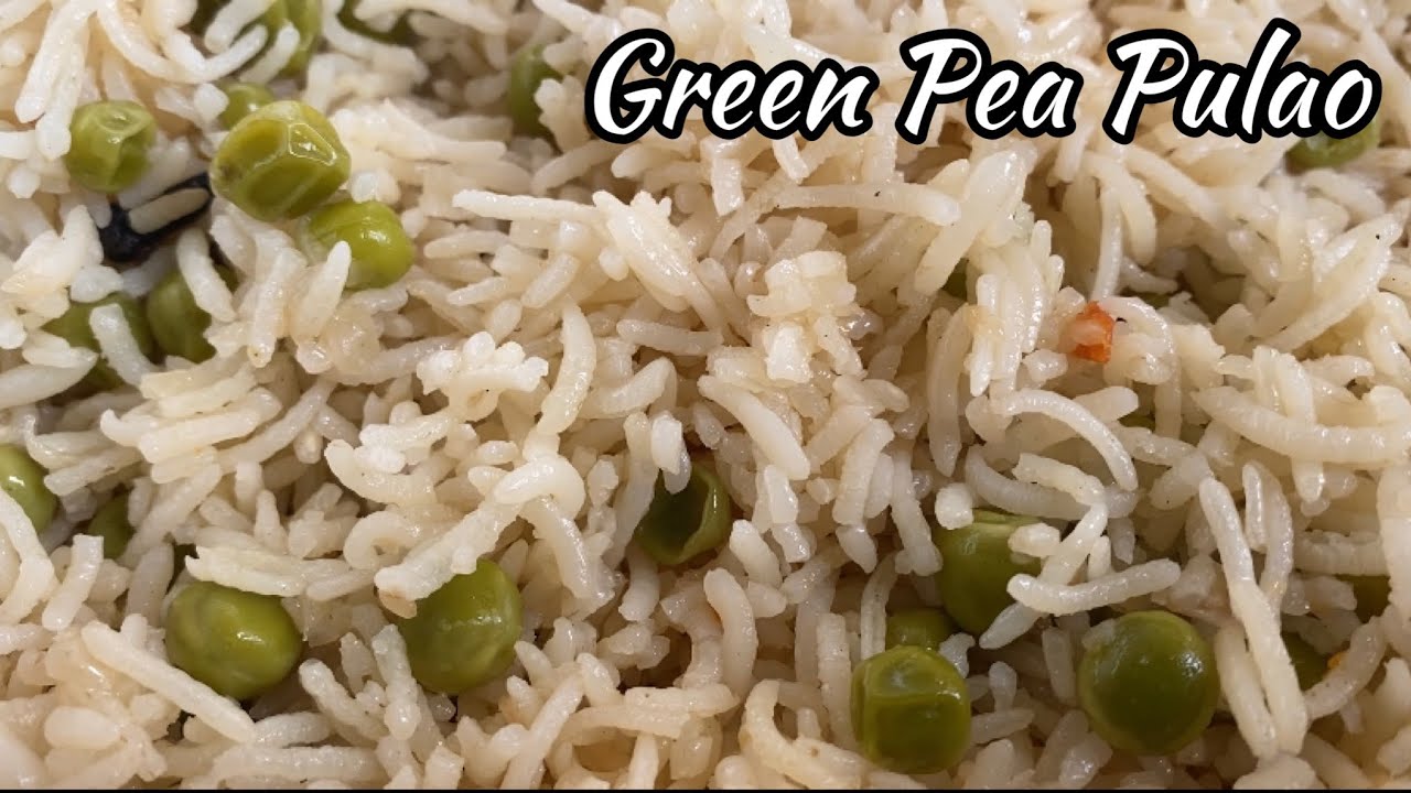 Matar Pulao Recipe. Green Peas Pulao Recipe. Matar Bhat Recipe. Goan