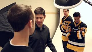 Inside WHIRL Magazine's Cover Shoot with Sidney Crosby and Evgeni Malkin