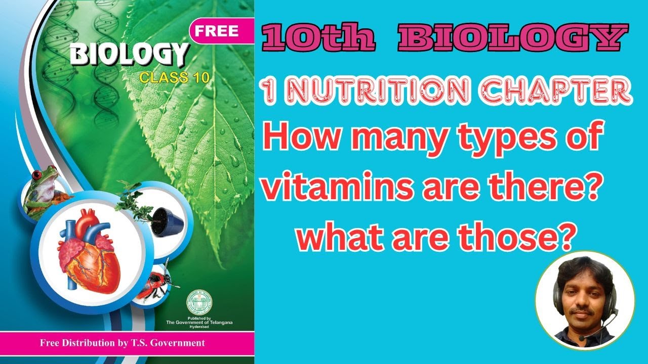 How many types vitamins are there? what are those? Nutrition lesson in 10th biology