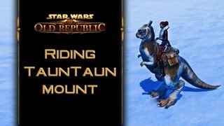 SWTOR: Riding a Tauntaun mount