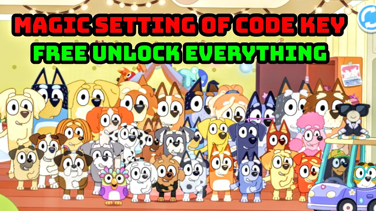 Bluey Imageid Code Bluey Let's Play Magic Setting Of Code Key Free Unlock Everything In ...