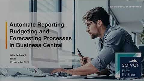 Automate Reporting, Budgeting, and Forecasting in Business Central
