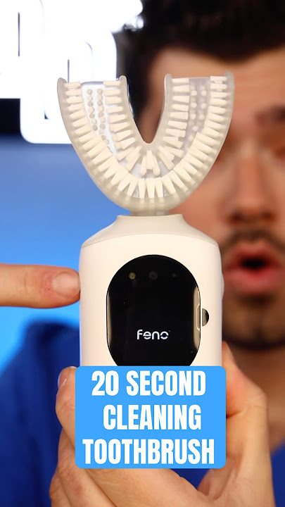 World's Fastest Cleaning Toothbrush!! #feno #dentist #satisfying #cleaning #toothbrush'