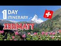 Zermatt, Switzerland | 1 Day Itinerary - 5 Lakes Hike, Matterhorn, Fondue + MORE!