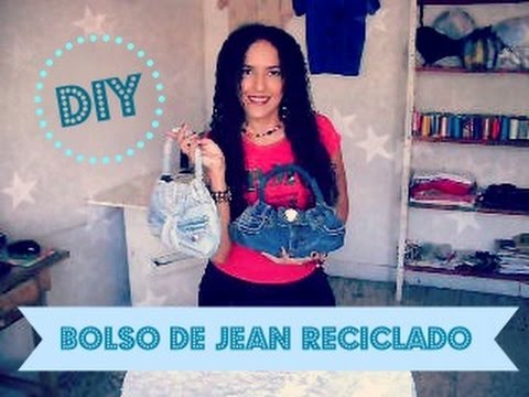 Como hacer un Bolso de Jean Reciclado , Tutorial de SANDRA PADILLA , YouTube