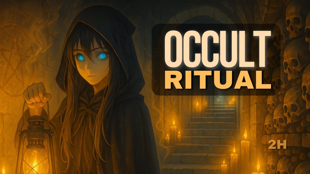 2-Hour Occult Ritual Catacomb Ambience | Candle-Lit Dark Ambient Drone for Arcane Study
