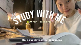 STUDY WITH ME 📚 | 70 MIN - REAL TIME | PIANO MUSIC CHILL | STUDY TOGETHER