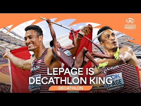 Pierce Lepage is the decathlon world champion ‼️ | World Athletics Championships Budapest 23