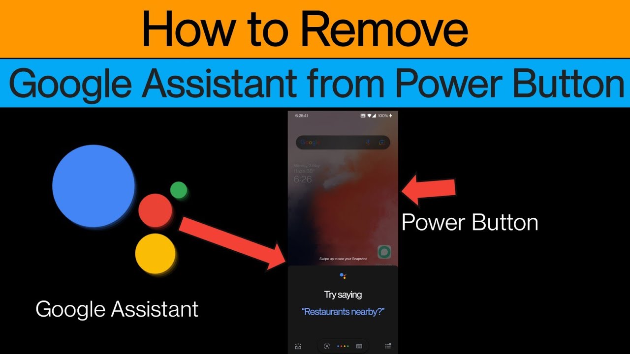 How to remove Google Assistant from Power Button | OxygenOS | Oneplus ...