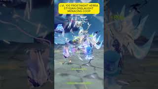 LEVEL 100 FROSTNIGHT HERRA   STYGIAN ONSLAUGHT #genshinimpact #hoyovers #genshin
