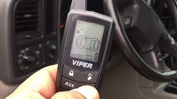 viper remote start alarm pager 5305v. 1/4 mile range 2003-2006 GMC Yukon