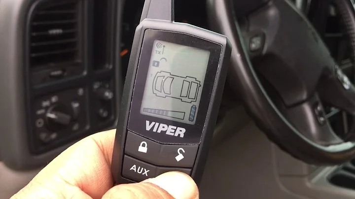 viper remote start alarm pager 5305v. 1/4 mile range 2003-2006 GMC Yukon