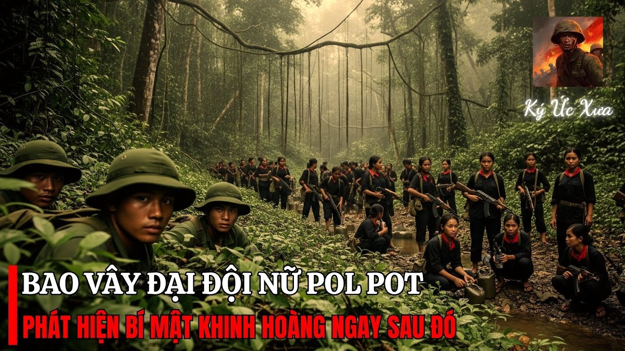 PHỤC KÍCH Đại Đội Pol Pot Dưới Con Suối – Con Số THƯƠNG VONG Gần 200 Tên Lính Nữ | Biên Giới Tây Nam