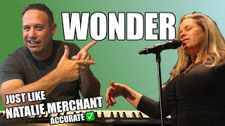 Learn To Play Piano Wonder - Natalie Merchant  Accurate Lesson Easy Tutorial