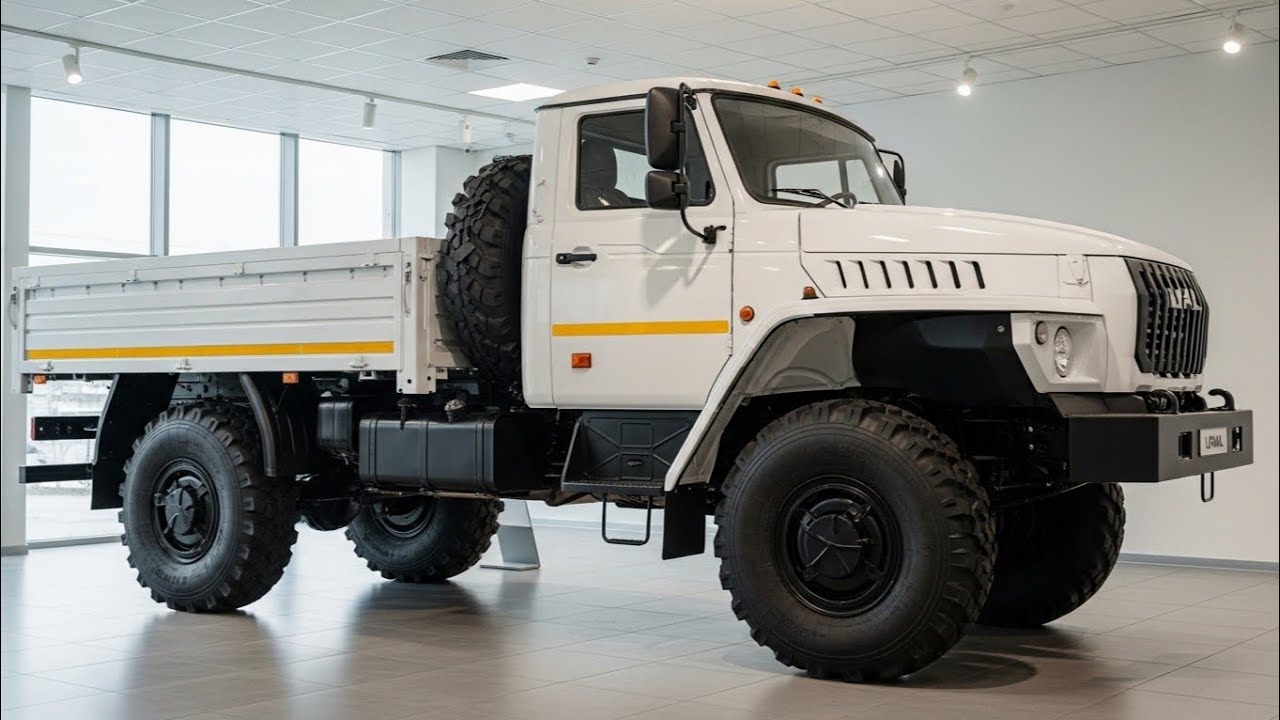 Новый URAL 4320 – Чёрный 22-колёсный монстр! Легендарная проходимость и современная мощь