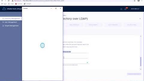 vRealize Automation 8.1(vRA 8.1) Life Cycle Manager 8.1 (vRLCM) - Active Directory (AD) integration