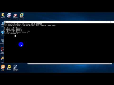 مقدمة احتراف Batch Script