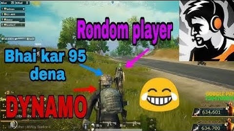 Dynamo playing with Randoms | behave like Noobs | PUBG