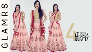 6 Dupatta Draping Styles For Your Lehenga, Lehenga Dupatta Drapes, Style  your favourite lehenga in 6 different ways with these simple yet gorgeous  DUPATTA DRAPES!, By Glamrs