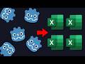 Organize your whole Godot game in 6 lines of code in Excel