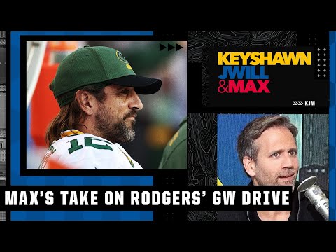 37 seconds for Aaron Rodgers is too much?! 🤯 Max reacts to the Packers' game-winning drive | KJM