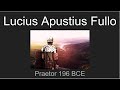 Lucius apustius fullo praetor 196 bce