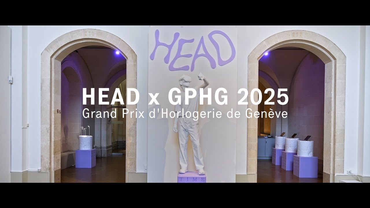 La HEAD expose au Grand Prix d'Horlogerie de Genève 2025