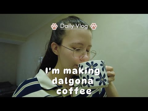 02.07.2025 VLOG: Пробую приготовить dalgona coffee в первый раз!? Будни в Грузии