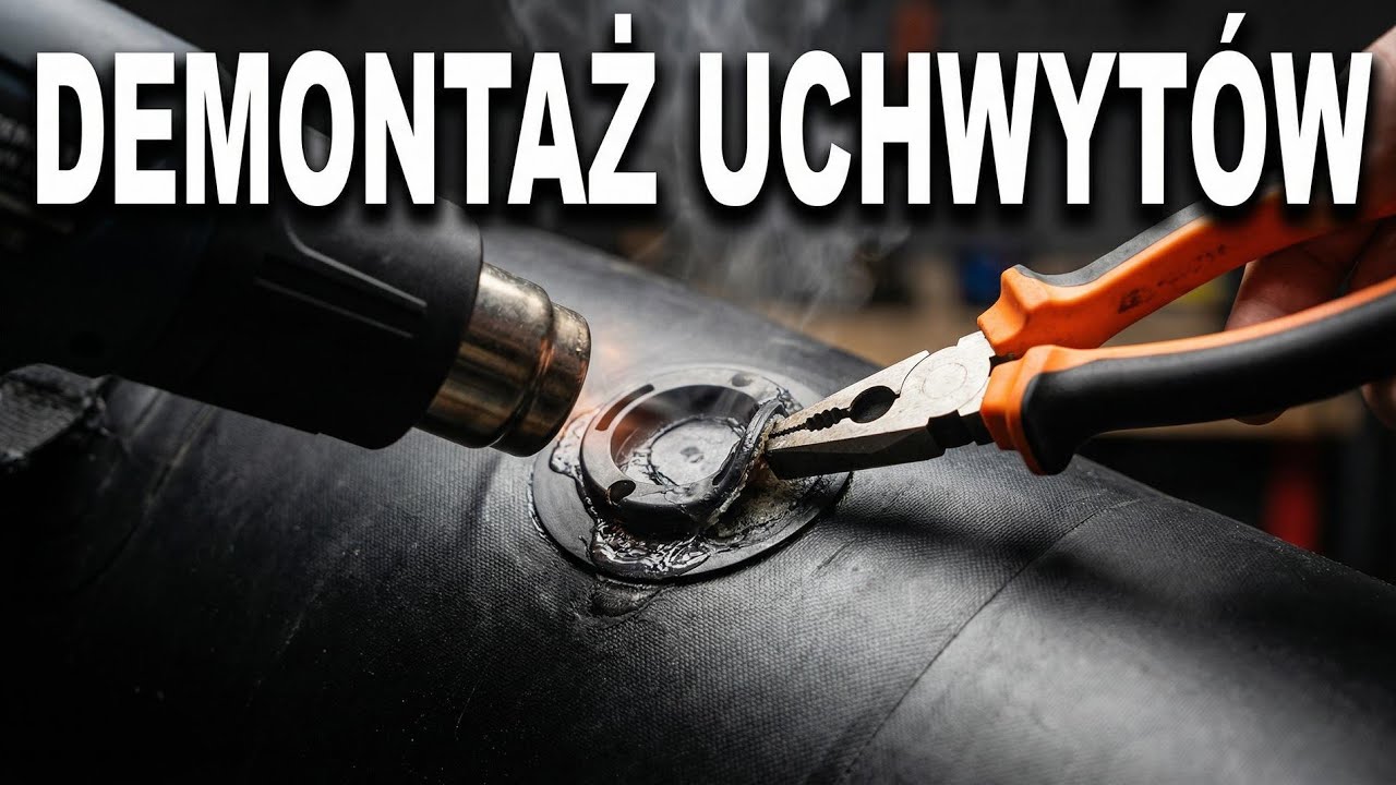 JAK USUNĄĆ ORGINALNE MOCOWANIE Z BELLY BOAT