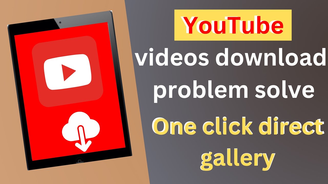 How to download YouTube video🤔||YouTube video download problem solve😇 ...