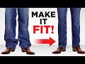 How To EASILY Fix Your Baggy Jeans (5 Minute Video Tutorial)
