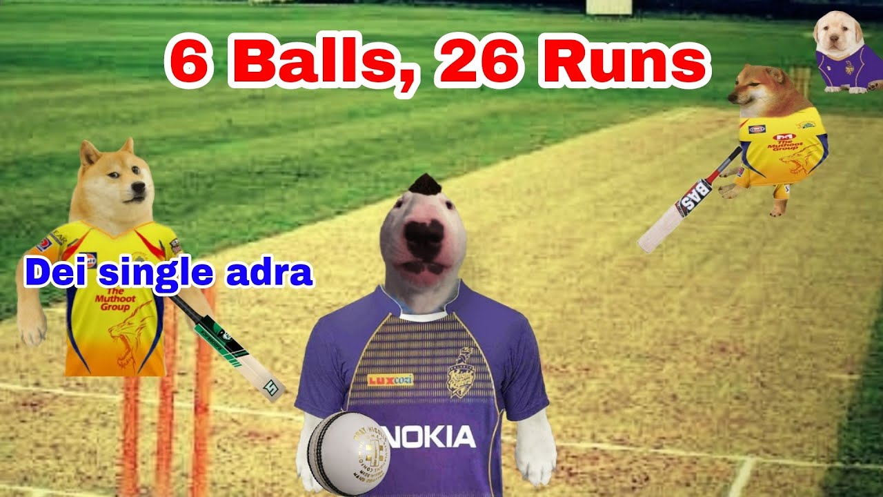 IPL CSK kedhar Jadhav Allaparaigal | Cheems Meme Tamil | CSK vs KKR Troll | kedhar Jadhav|MJD