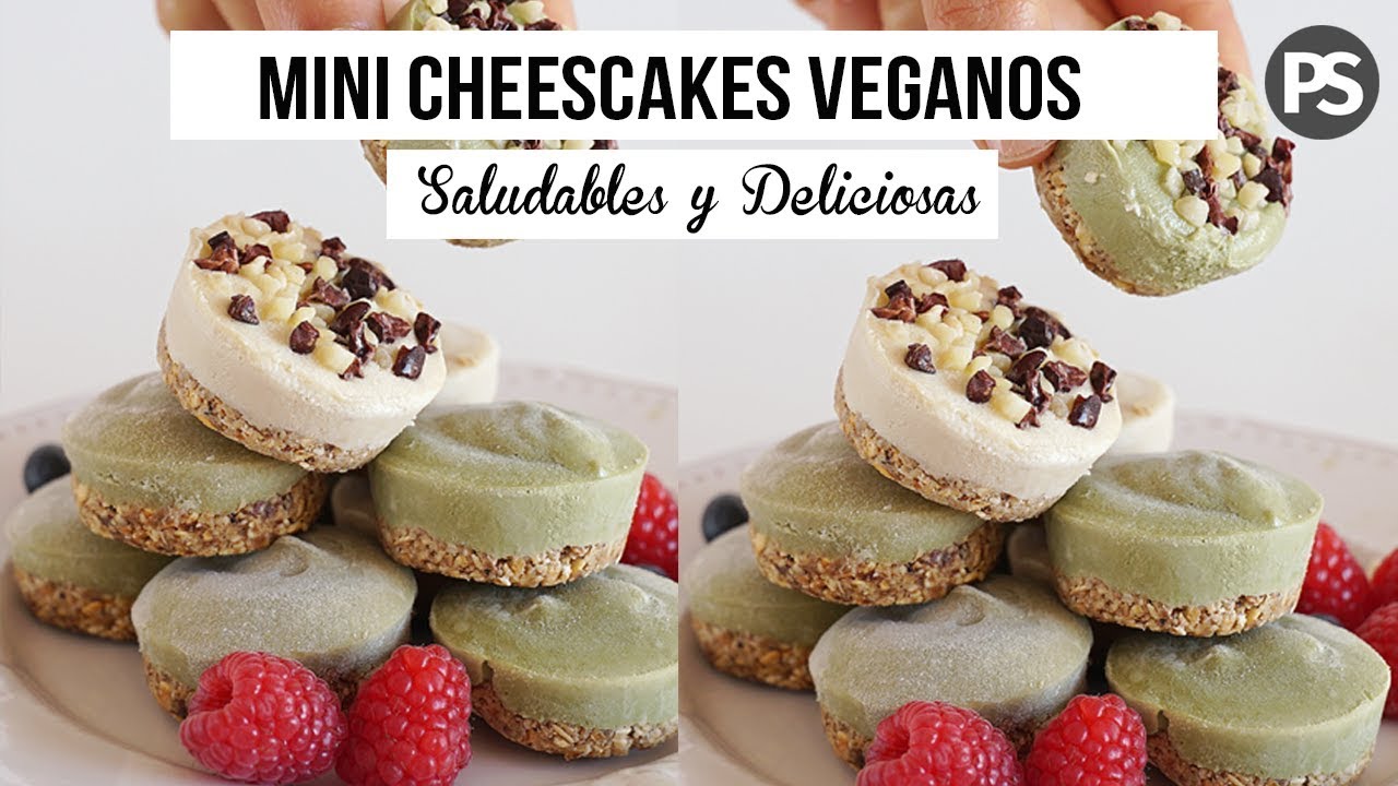 MINI CHEESCAKES  | VEGANOS | FÁCILES Y SALUDABLES