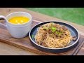 [Eng Sub]蚝油肉酱捞面配南瓜羹【曼达小馆】 Meat Paste Noodle with Pumpkin Soup