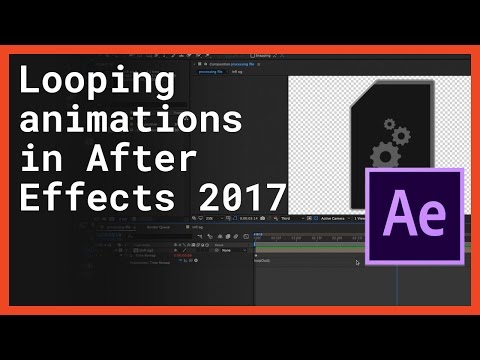 Looping animation with expressions in After Effects 2017