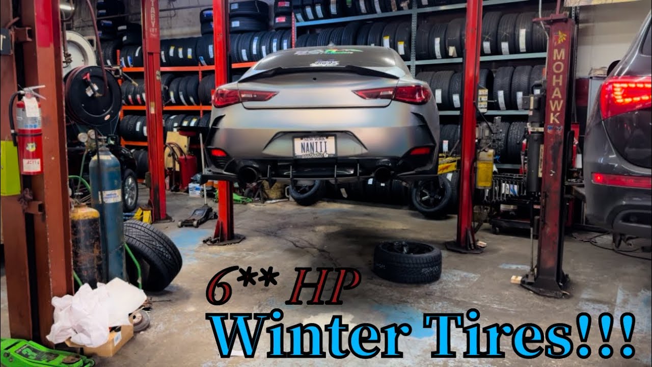 6** HP Q60 WINTER TIRE SETUP!!! YouTube