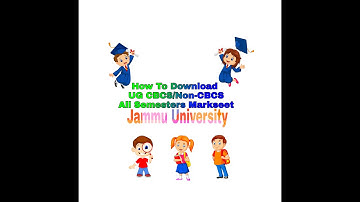 Jammu University CBCS/NON-CBCS UG Marksheet Kase Download kre🤔🤔🧐🧐 1,2,3,4,5 & 6 Semester marksheet